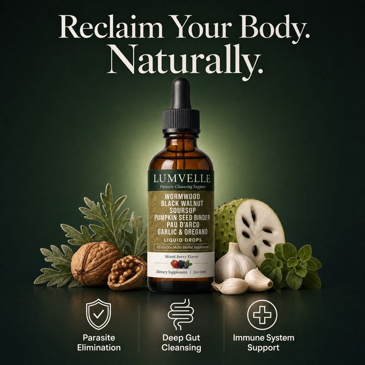Wild-Harvested Wormwood Herbal Drops