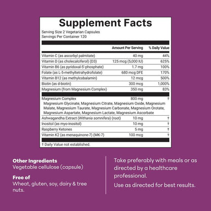 Magnesium Complex for Women — 20-in-1 Formula Serenia