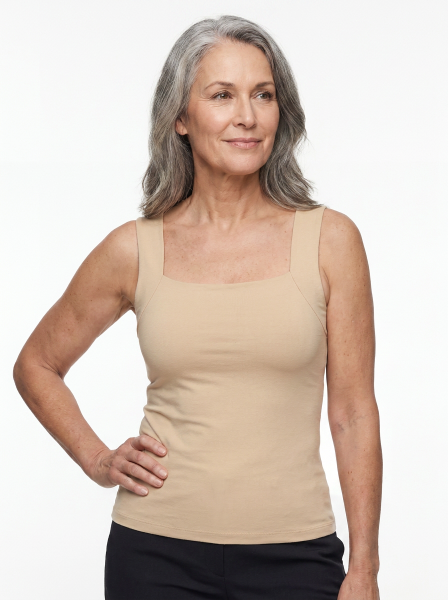 Band-Free Cup Support Tank
