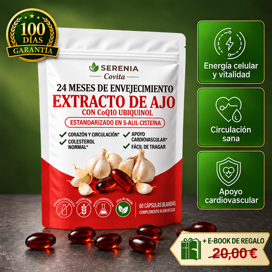 SERENIA Covita extracto de ajo + e-book de regalo